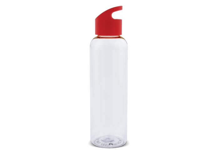 Bouteille publicitaire rPET 600 ml Loop combi Transparent Rouge